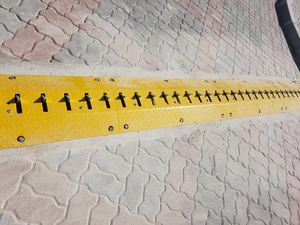 385*1000*50mm prodotti per la sicurezza stradale pneumatico Killer barriera stradale telecomando unidireteria strada picchi stradali - Product Image 3