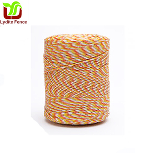 Valla eléctrica portátil para granja, polialambre 6 Conductor, Color amarillo y negro para cabras - Product Image 2