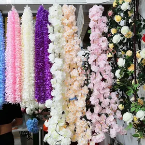 Artificial Flower String Handmade Hanging Garland for Wedding Decoration