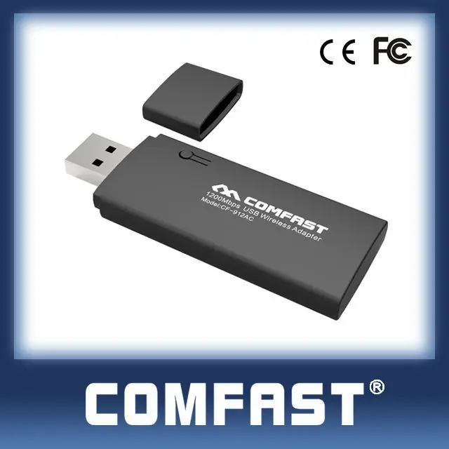 Meilleur prix COMFAST cf - 912ac 802.11AC 1200 M portable USB sans fil / WiFi Dongle WiFi USB adaptateur IEEE802.N
