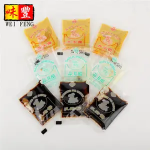 Sachet Sauce BRC Factory Customized Small Bag Spicy Red Chilli Paste 8g Hot Chili Sauce Sachet