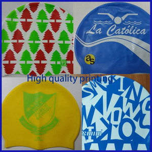 Guangzhou High Quality Multicolor Custom Printing Odorless Tasteless Swimming <strong>Flags</strong> Silicone Caps - Product Image 4