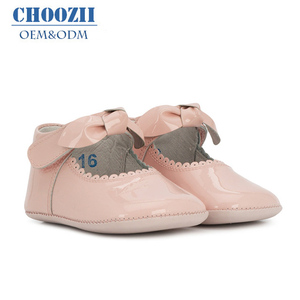 CHOOZII morbida pelle verniciata colore <span class=keywords><strong>rosa</strong></span> cute girls baby mary jane shoes - Product Image 3