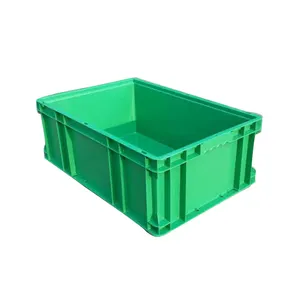 PP Plastic turnover box for farm product, fruit, vegetable storage.
