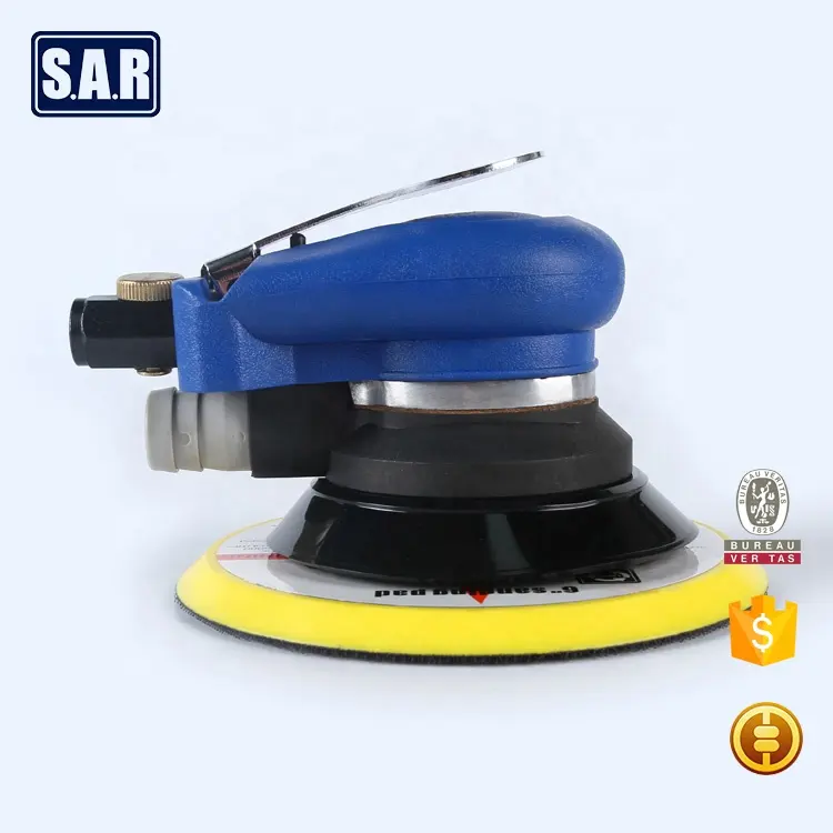 6 inch self-vacuum pneumatic sander polishing machine air Eccentric orbital sander tool car polisher