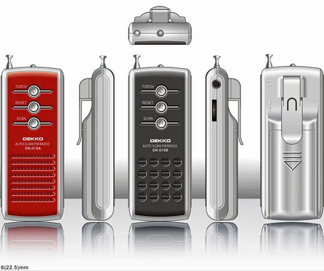 DK-9915 sıcak ürün!!! Mini profesyonel yenilik duş radyo ile ışık
