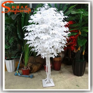 <span class=keywords><strong>Blanc</strong></span> artificielle ficus décorative ficus de benjamina - Product Image 1