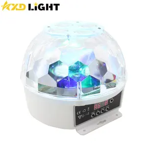 LED Magic Ball Light Disco Lights Mirror Ball Pattern Design Effect Light with 4 GOBOS for home party