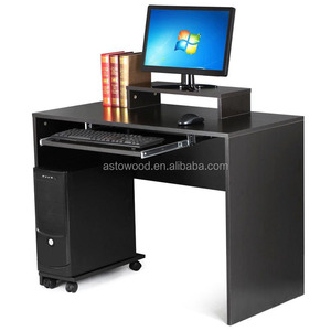 <span class=keywords><strong>Bureau</strong></span> d'ordinateur réglable, étagère pour clavier coulissant, couleur noire, pour le <span class=keywords><strong>bureau</strong></span> - Product Image 1