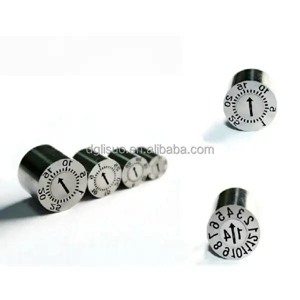 Professional manufacture Date Marked Pins/Date Stamp/Date Code