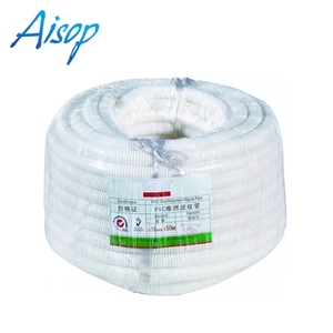blanco 50mm tubo corrugado plástico precio tubo corrugado de pvc conducto flexible eléctrico manguera tubo corrugado - Product Image 1