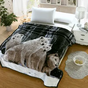 Wholesale New Printed Polyester Truelove Blanket Korean Mink Blankets Wholesale