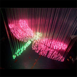 Zhong Shan Nhà Máy Đèn Led Sợi Quang Đèn Chùm Đám Cưới Mặt Dây Chuyền Pha Lê Ánh Sáng Chuồn Chuồn Đại Diện Cho - Product Image 3
