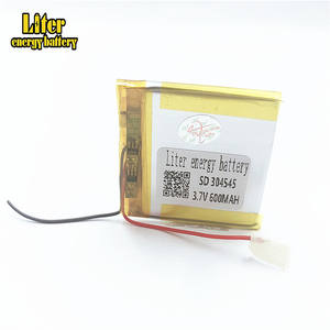 Small battery 304545 <span class=keywords><strong>3</strong></span>,7 v 600 mah lipo battery rechargeable lithium polymer battery Battery - Product Image 3