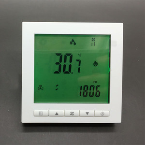 Commerciale 220VAC mural inséré sept jours programme thermostat - Product Image 1