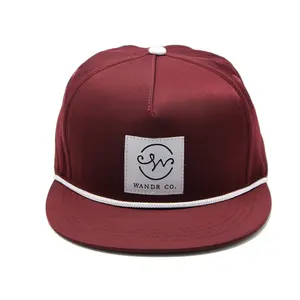 高品质红色普通空白快照帽帽定制刺绣标志帽帽