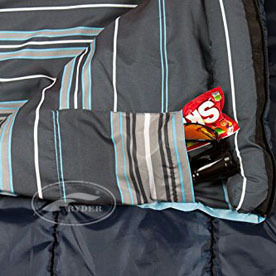 <span class=keywords><strong>Sac</strong></span> <span class=keywords><strong>de</strong></span> <span class=keywords><strong>couchage</strong></span> rectangulaire à capuche personnalisé pour deux personnes avec doublure en flanelle à carreaux pour être Double Solution - Product Image 4