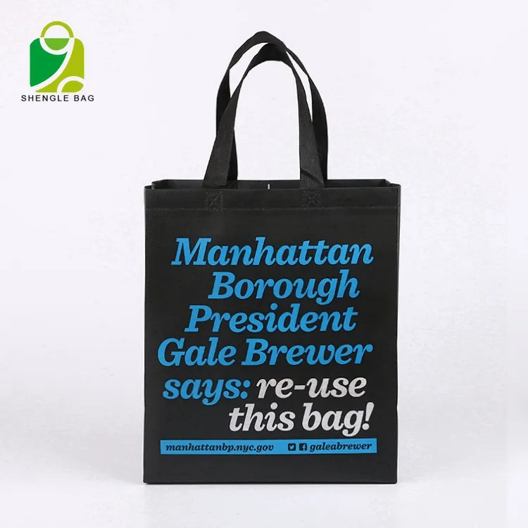 Cheap recycle tote bag business non woven shopping bag for packaging
