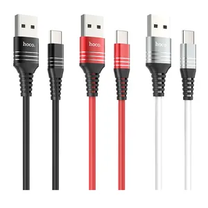 Трициклический силиконовый Usb-кабель для зарядки Hoco U46 1 м Type C