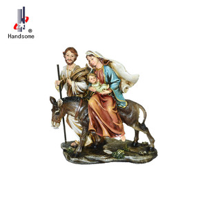 Artesanía de resina de <span class=keywords><strong>la</strong></span> Última <span class=keywords><strong>Cena</strong></span> de <span class=keywords><strong>La</strong></span> Sagrada Familia de 16,5 pulgadas para decoración navideña del hogar - Product Image 2