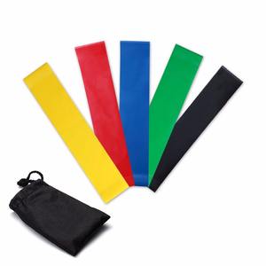 Benutzer definierte gedruckte Workout Physiotherapie Übungs schleife Fitness-Training <span class=keywords><strong>Latex</strong></span> Stretching Yoga Resistance Bands - Product Image 1