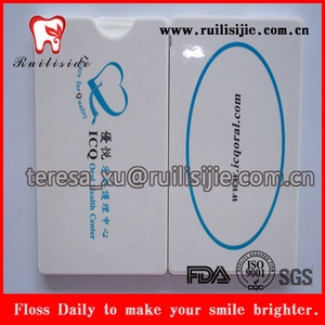 Higiene bucal cuidado tarjeta forma dispensador de hilo Dental - Product Image 1