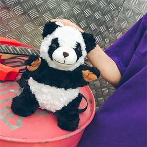 Handmade Stuffed Animal Plush <strong>Baby</strong> Panda Head School <strong>Bag</strong> for Kids Wholesale Custom LOGO Cute Soft Plush Toy Panda <strong>Bag</strong> - Product Image 6