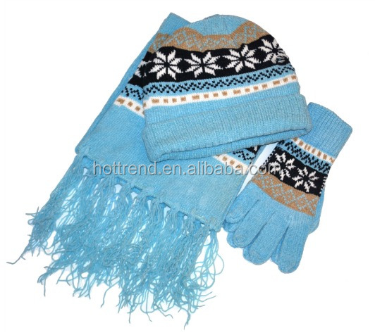 3 шт./комплект, вязаная шапка, шарф, перчатки