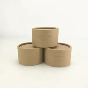 Eco Friendly Cardboard Paper Cosmetic Packaging Jar 4oz Cosmetic Container Beauty Packaging Skin Care Packaging Craft Paper 18mm