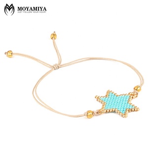 MI-B180041 fait main d'hexagramme étoile de david bracelet simple chaîne bracelet bijoux pour femmes unisexe - Product Image 4