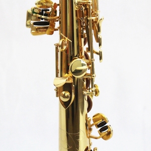 OEM Saxofón <span class=keywords><strong>Soprano</strong></span> Buen Tallado Mejor Precio <span class=keywords><strong>Saxofon</strong></span> Saksofon Stock Completo Bb Key Tone Latón Oro Straight Saxofón <span class=keywords><strong>Soprano</strong></span> - Product Image 4