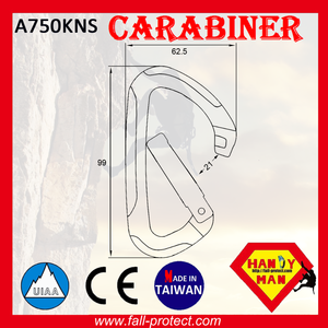 Mosquetón de Aluminio para Escalada de Montaña con Certificado CE&UIAA - Product Image 2