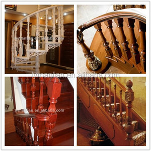 Cầu Thang Gỗ Lan Can Spinles <span class=keywords><strong>Newel</strong></span> <span class=keywords><strong>Post</strong></span> Lan Can - Product Image 2