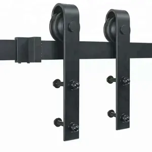 Facile da Installare Senza Intoppi Tranquillamente Heavy Duty Robusto Scorrevole Barn Door Hardware Kitting Interni Rullo del Portello Scorrevole HEBO Hardware