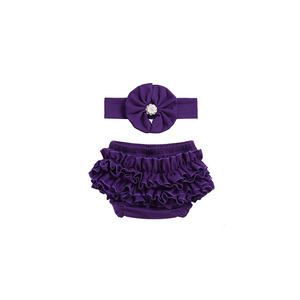 Bac à bouffantes pour bébé avec bandeau, en coton biologique, doux, nouveau design, vente en gros, offre spéciale, - Product Image 3