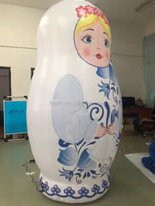 Mooie Matroesjka Opblaasbare Russische Pop Voor Decoraties Gratis Verzending Cartoon Stijl - Product Image 2
