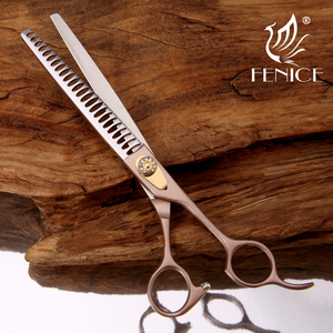 Fenice japon – <span class=keywords><strong>ciseaux</strong></span> <span class=keywords><strong>de</strong></span> <span class=keywords><strong>toilettage</strong></span> professionnels en acier inoxydable, or Rose, 440C - Product Image 5
