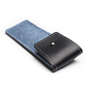 Bao Đựng Bút Bằng Da Nỉ Tùy Chỉnh Bao Đựng Bút Chì Bút Bi Đơn Bảo Vệ Bỏ Túi Kèm Khóa Đóng - Product Image 5