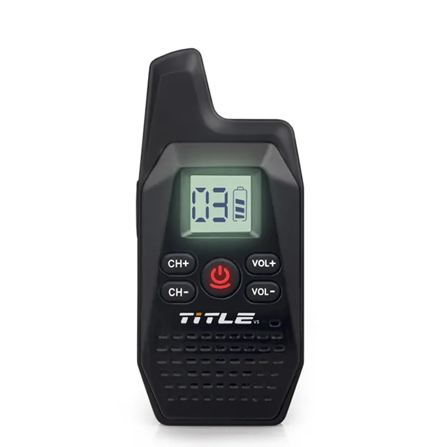 Mini Portable Walkie Talkie Voice Recorder Ham Radio TITV66-V5 Two-Way Radio Transceiver with USB Walkie Talkie