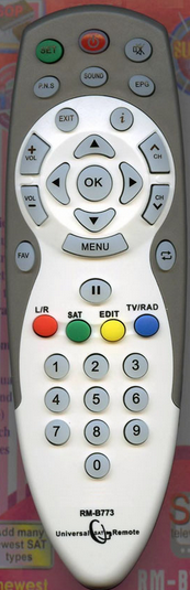 Universal Tv Remote Control RM-B733+ ZAP Remote Big Tv Remote
