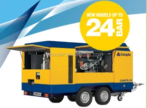 24.0M3/min14bar Risparmio energetico Compair-Gardner Denver Mid-pressione Portatile Diesel Turbo Compressore D'aria della Vite C240TS-14