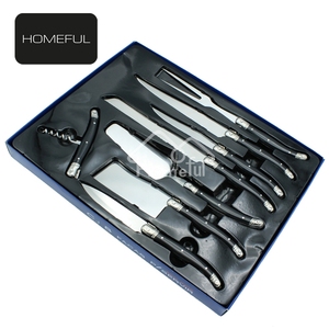 Luxury Gift Flatware Set Classic Style 8-Piece <strong>Cheese</strong> Tools Butter <strong>Knife</strong> <strong>Laguiole</strong> Kitchen <strong>Knife</strong> with ABS Handle Stainless Steel - Product Image 2
