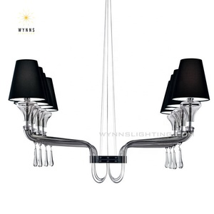 Modern Elegant Glass LED Pendant <strong>Ceiling</strong> <strong>Light</strong> for Home Living Room Wedding or Hotel <strong>Bar</strong> Decorations - Product Image 2