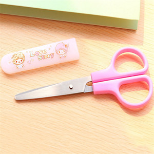 HOT SALE Portable Mini <strong>Scissors</strong> Left-Handed Stainless Steel Beauty <strong>Scissors</strong> for School Kids Safe and Durable - Product Image 2