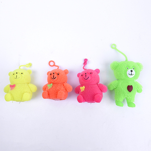 <span class=keywords><strong>2020</strong></span> produit populaire TPR Animal Bear jouets clignotant jouet de balle pour enfants - Product Image 3
