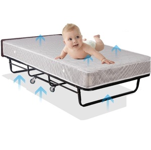 Cama plegable de acero usada para hotel portátil más vendida con colchón - Product Image 1