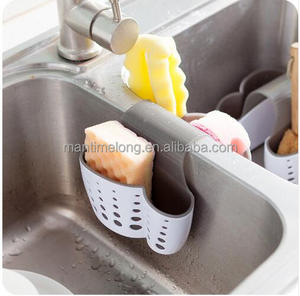 Keuken Tool <span class=keywords><strong>Sink</strong></span> Spons Opslag Afvoer Rack Opknoping Tas Zadel Type Dual-Purpose Gootsteen Mand - Product Image 6