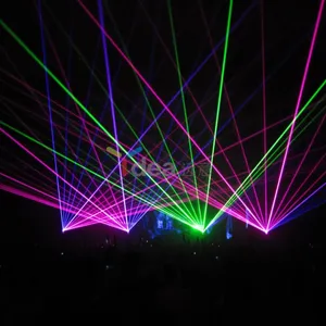 Sky Laser Light, proyector de publicidad de logotipo, luz láser de animación RGB de 2W