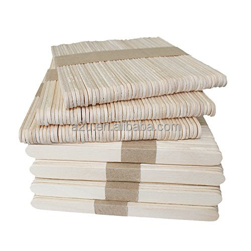 En vrac en bois bâtons de crème glacée pour popsicle