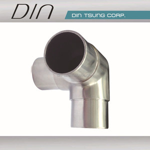 3 way pipe connector handrail connector stainless steel elbow fitting 180 degree flush tee - Product Image 6